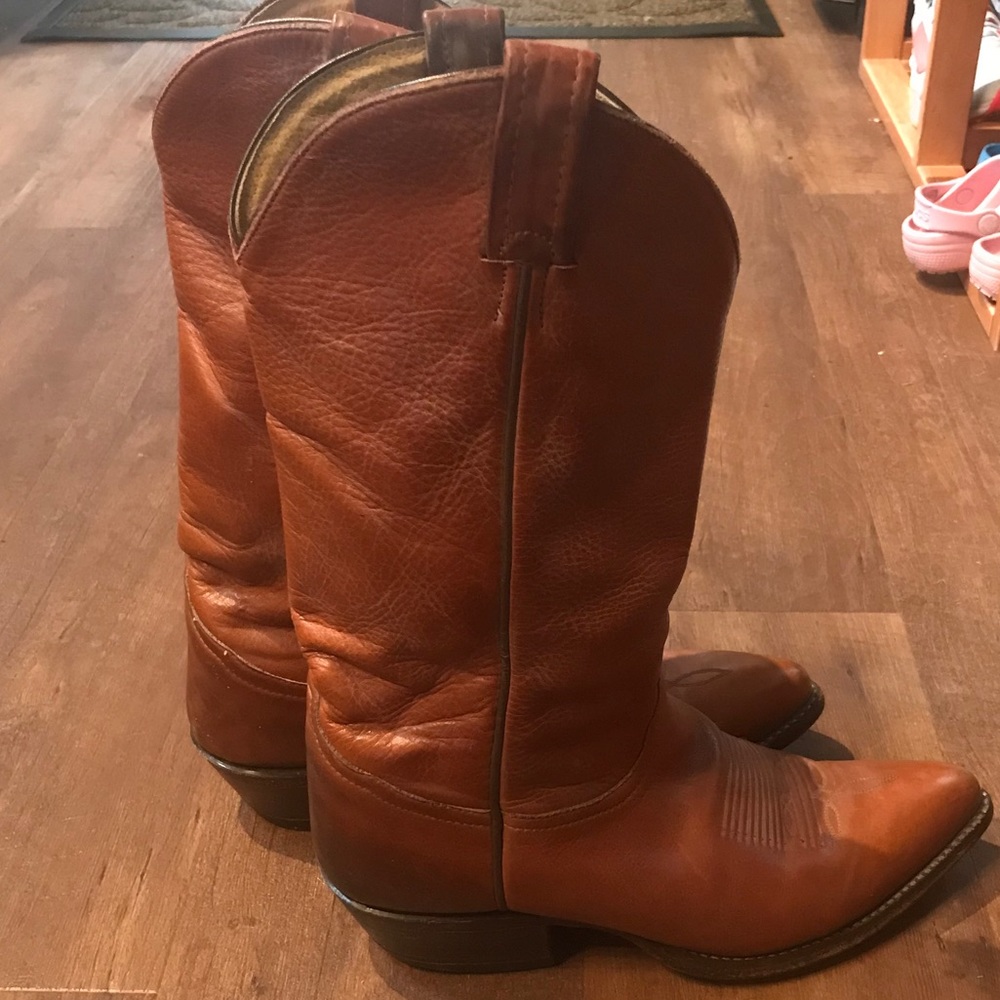 🤠 Tony Lama size 8D vintage cowboy boots 🤠